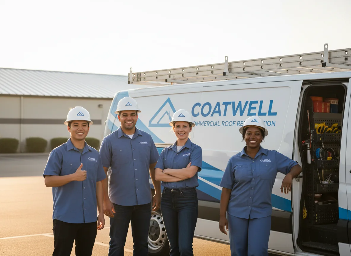 Commercial roof coating company in Helena, NY